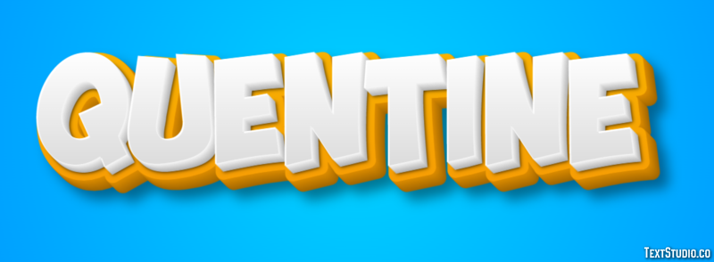 Quentine Effetto testo