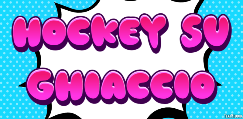 Hockey su ghiaccio Effetto testo