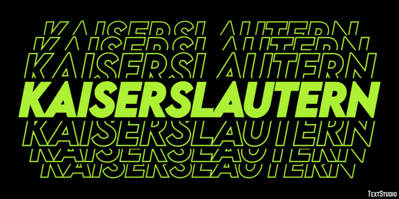Kaiserslautern Efekt tekstowy