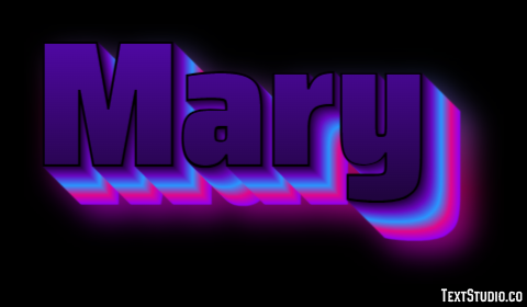 Mary Text Effect