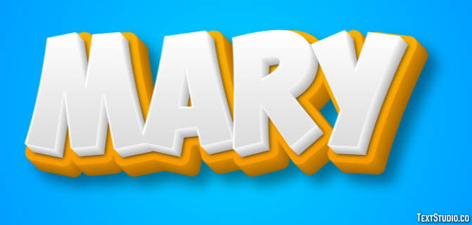 Mary Text Effect