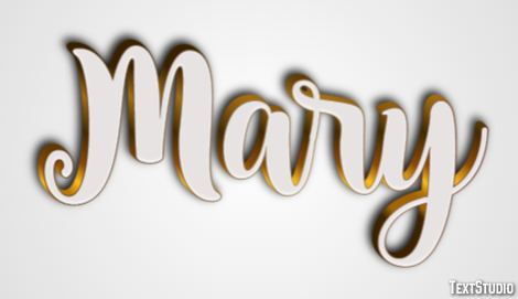 Mary Text Effect