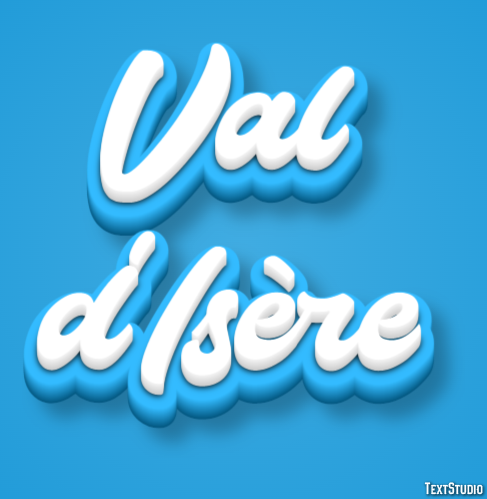 Val d'Isère Efekt tekstowy