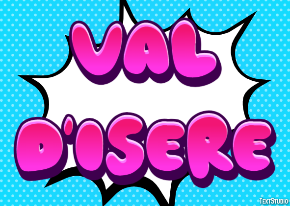 Val d'Isère Effet de Texte