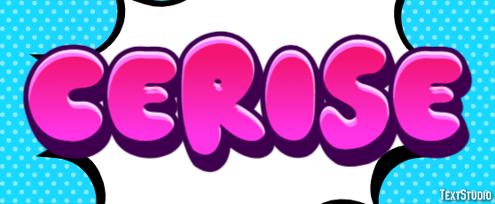 Cerise Efeito de texto