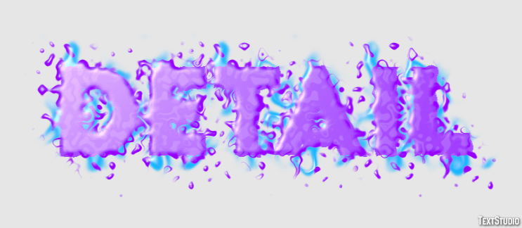 Detail Text Effect
