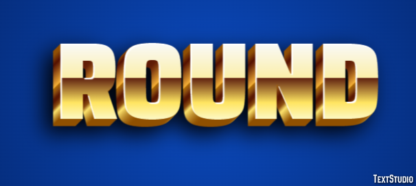 Round Efecto de Texto