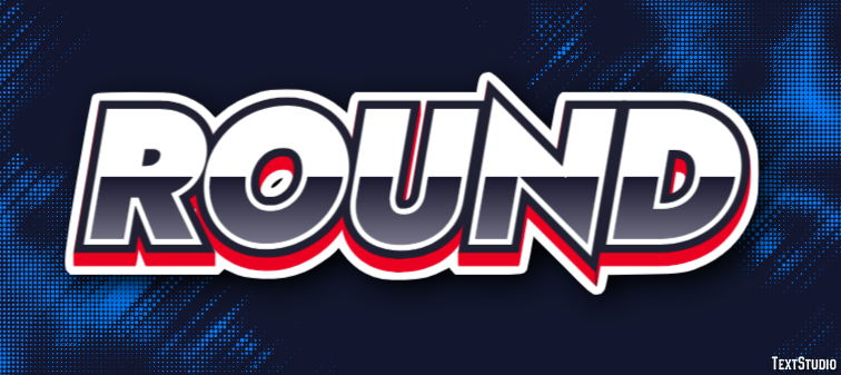 Round Efecto de Texto
