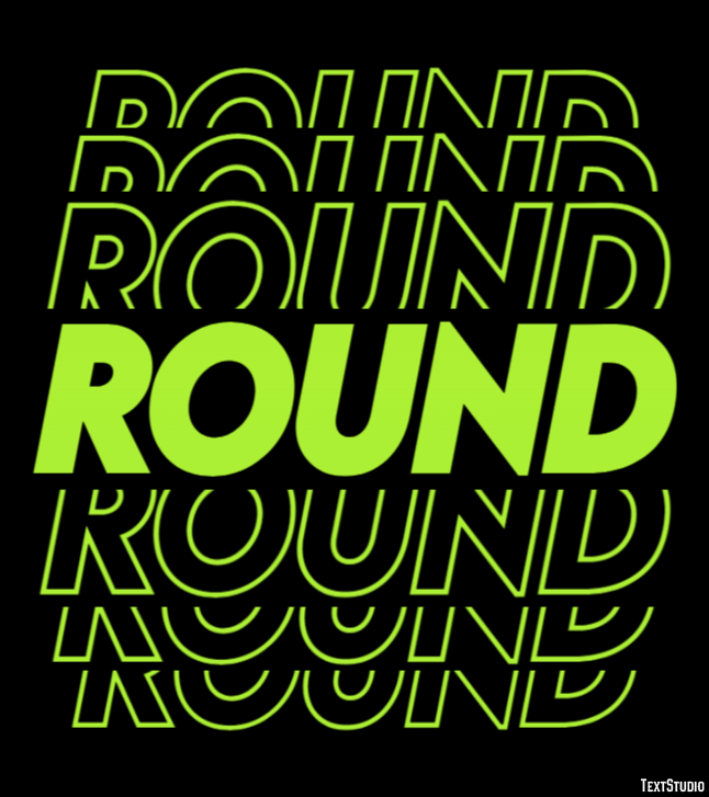 Round Efecto de Texto