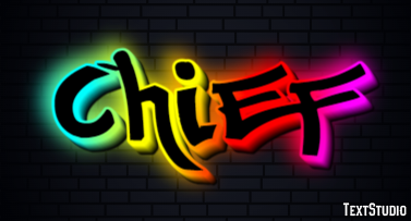 Chief Text effect