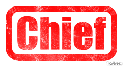 Chief Text effect