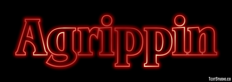 Agrippin Efecto de Texto