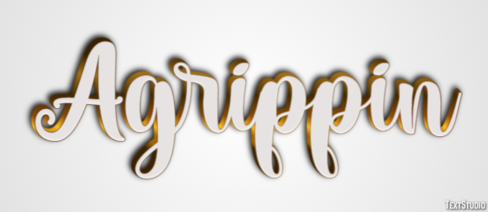 Agrippin Efecto de Texto