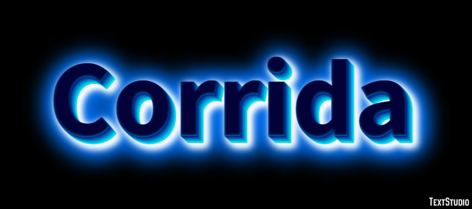 Corrida Efeito de texto