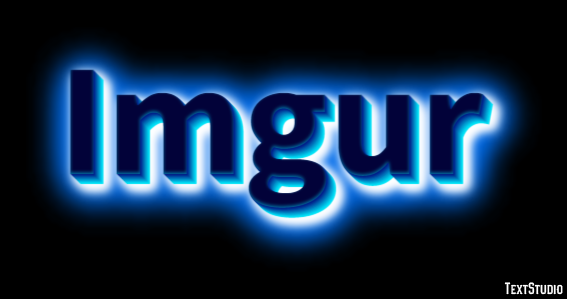 Imgur Text effect