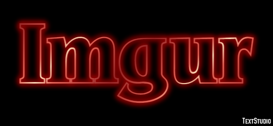 Imgur Text effect