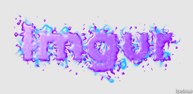 Imgur Text effect
