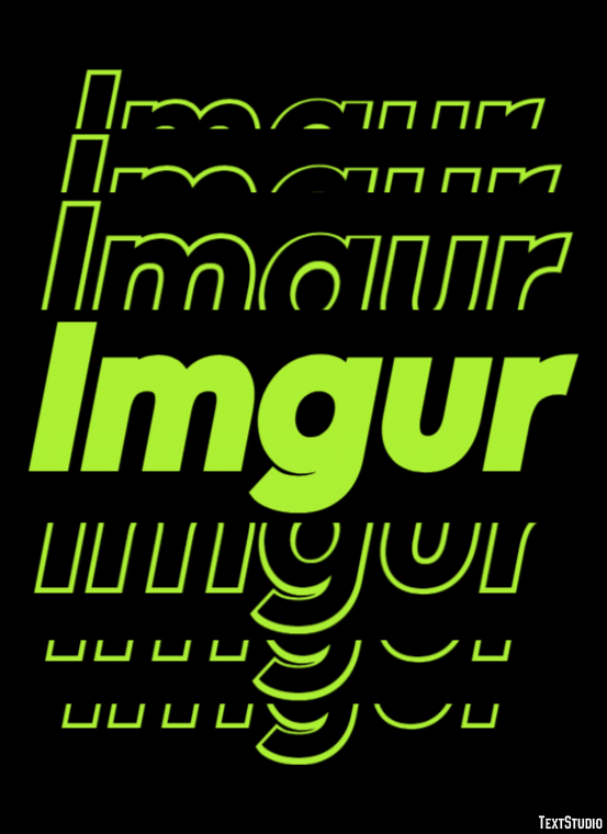 Imgur Metin Efekti
