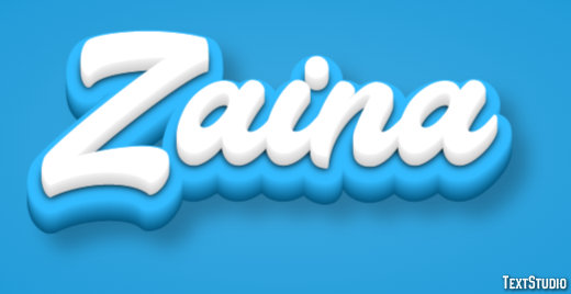 Zaina Text Effect