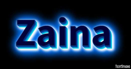 Zaina Text Effect