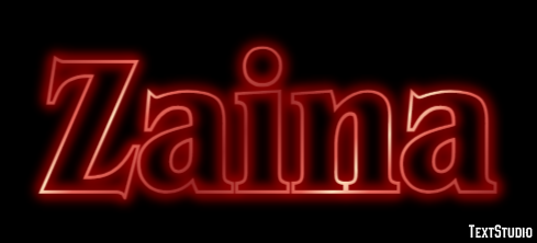 Zaina Text Effect