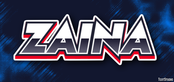 Zaina Text Effect