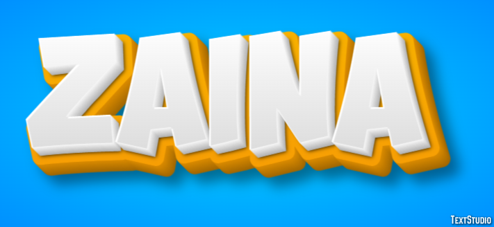 Zaina Text Effect