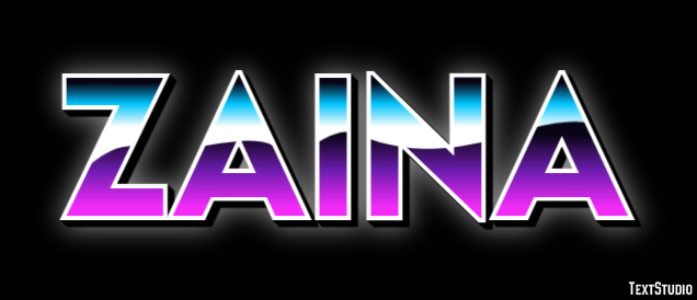 Zaina Text Effect