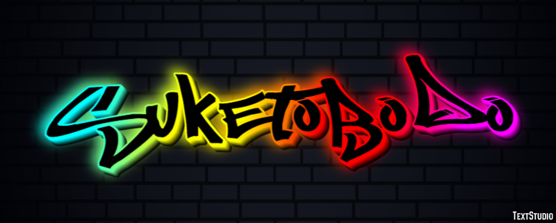 スケートボード Texteffekt