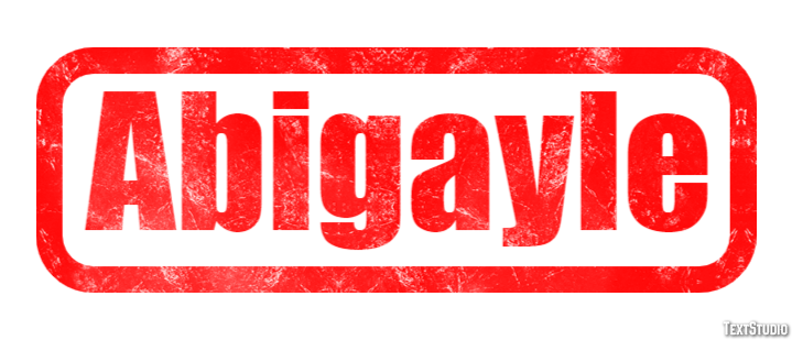 Abigayle Текстовый эффект