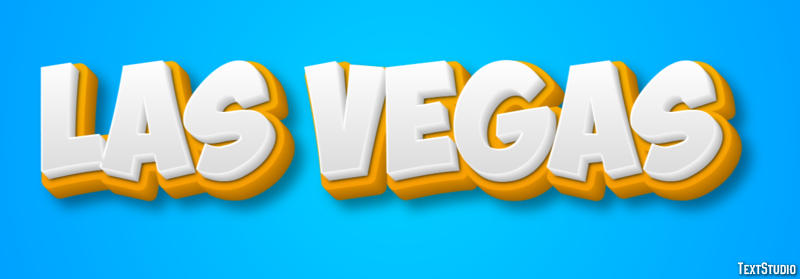 Las Vegas Texteffekt
