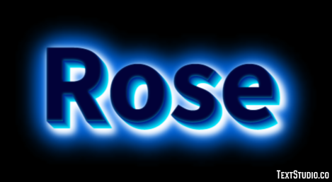 Rose Text Effect
