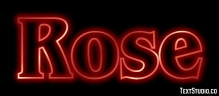 Rose Text Effect