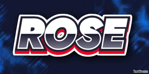 Rose Text effect