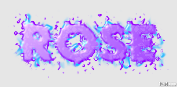 Rose Text Effect