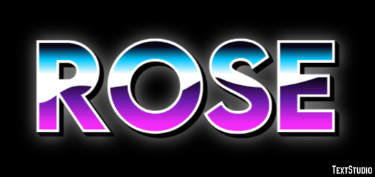 Rose Text Effect