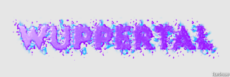 Wuppertal Text Effect
