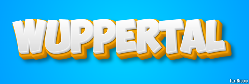 Wuppertal Efecto de Texto