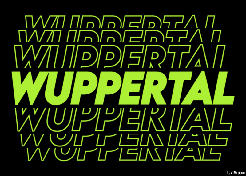 Wuppertal Effetto testo