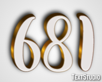 681 Efecto de texto