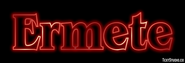 Ermete Effetto testo