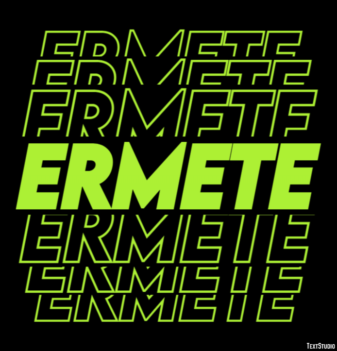 Ermete Effetto testo