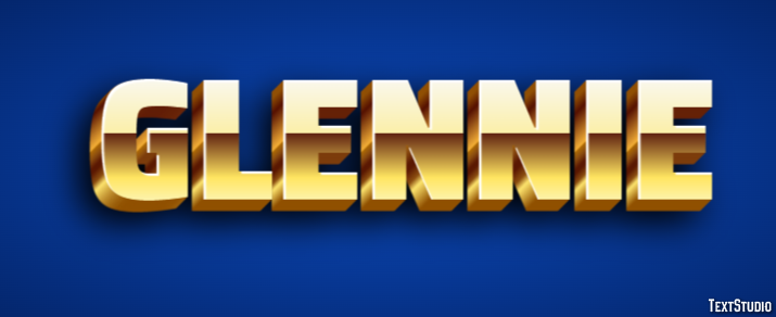 Glennie Text effect