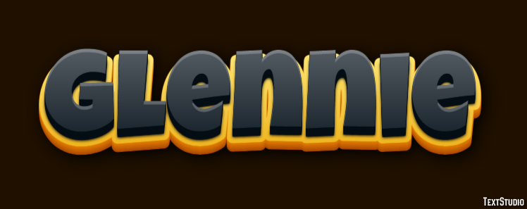 Glennie Text effect