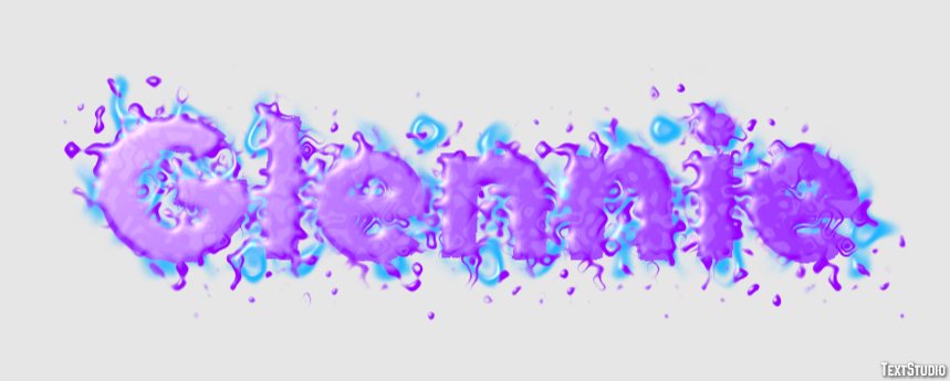 Glennie Text effect