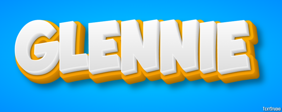 Glennie Text effect