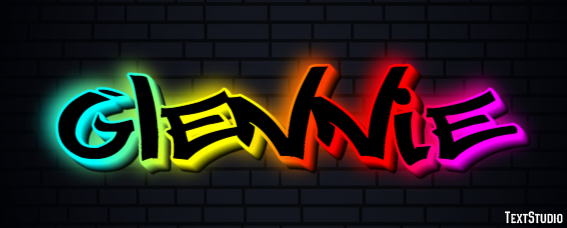 Glennie Text effect