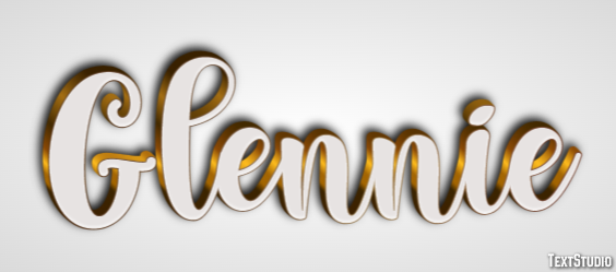 Glennie Text Effect