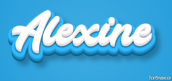 Alexine Effet de Texte