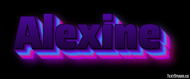 Alexine Effet de Texte